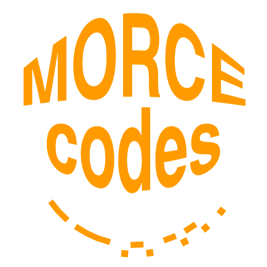 M -- O --- R .-. C -.-. E . codes